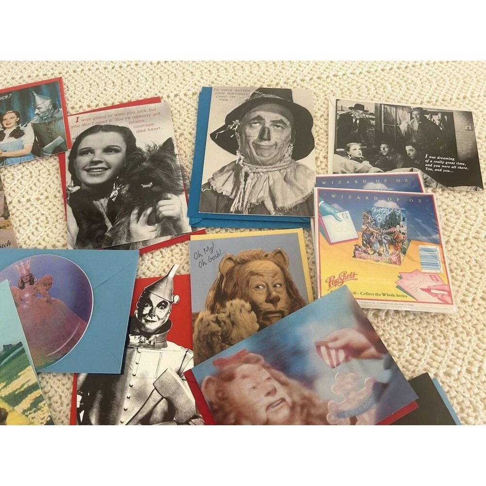 VTG 1960’s Wizard Of Ozz Post Card Black Greeting Card Lot 25+ Items